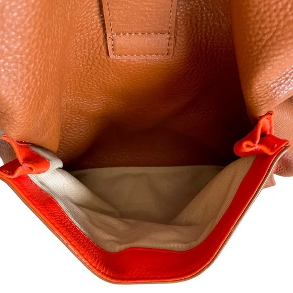 Tory Burch Brown and Orange Hobo Bag - Picture 4 of 8
